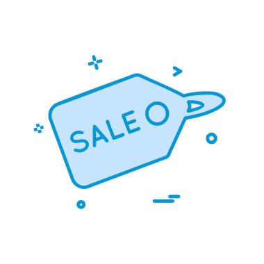 Satılık etiket simge tasarlamak vektör