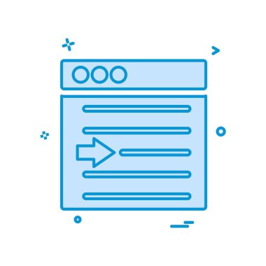 Web düzen simge tasarlamak vektör