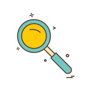 Arama simgesi vektör tasarımı