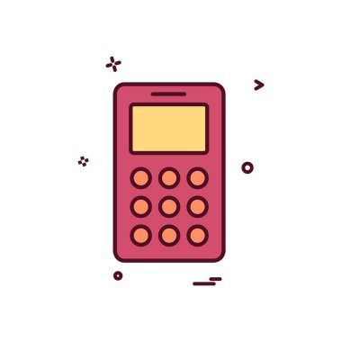 Akıllı telefon simge tasarlamak vektör 