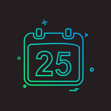 Takvim simge tasarlamak vektör 