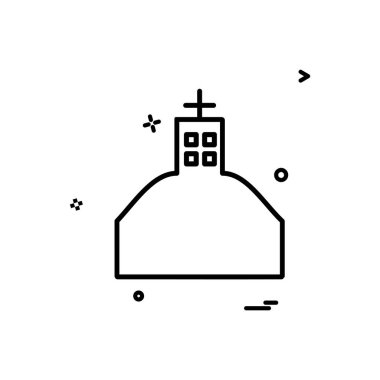 Cadılar Bayramı simgesi tasarım vektörü