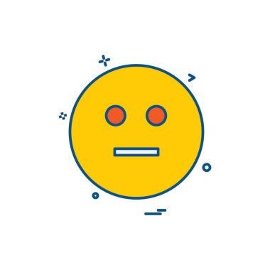 Emoji simgeleri tasarım vektörü 