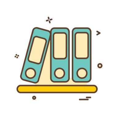 Dosya simgesi tasarım vektörü