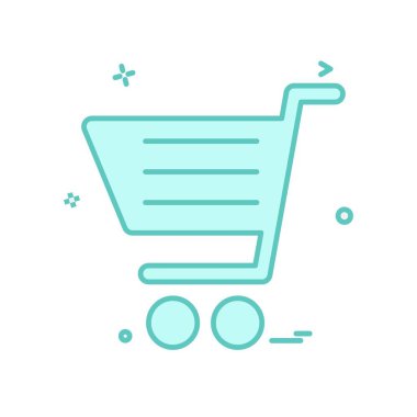 Alışveriş simge tasarlamak vektör 