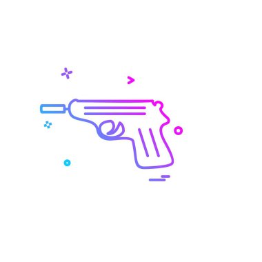 Silah simge tasarlamak vektör 