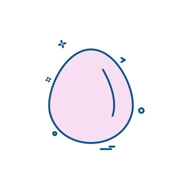 Yumurta simge tasarlamak vektör 