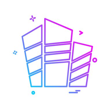 Emlak simge tasarlamak vektör