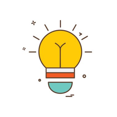 Fikir simge tasarlamak vektör