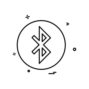 Bluetooth simge tasarlamak vektör