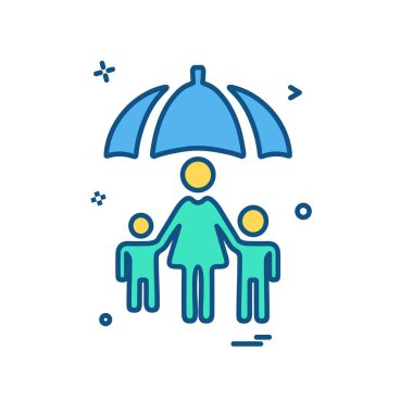 Hasta simgesi tasarım vektörü