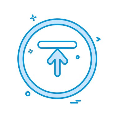 Ok simgesi tasarım vektörü