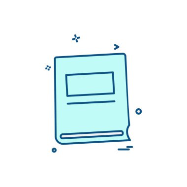 defter simge tasarlamak vektör