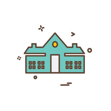 Emlak simge tasarlamak vektör