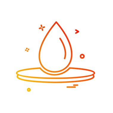 Tıbbi simge tasarım, renkli vektör çizim