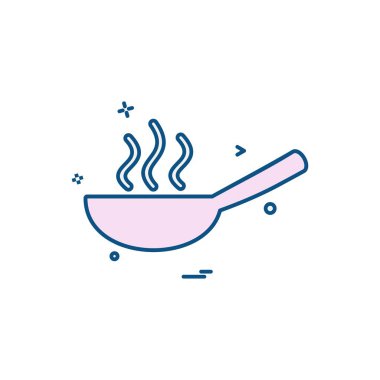 Mutfak simgesi tasarım vektörü 