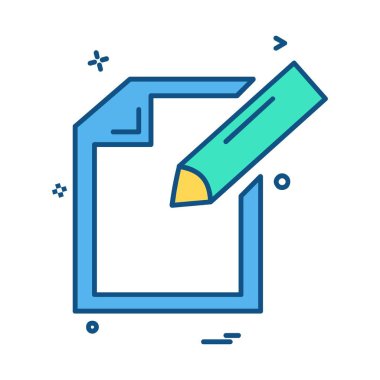 Tıbbi simge tasarım, renkli vektör çizim