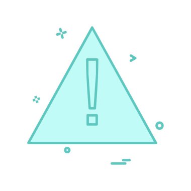 Uyarı simge tasarlamak vektör 