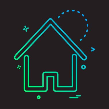 Emlak simge tasarlamak vektör