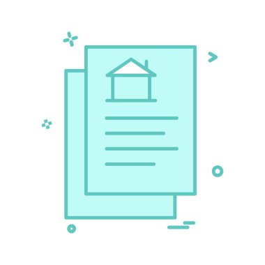 Emlak simge tasarlamak vektör