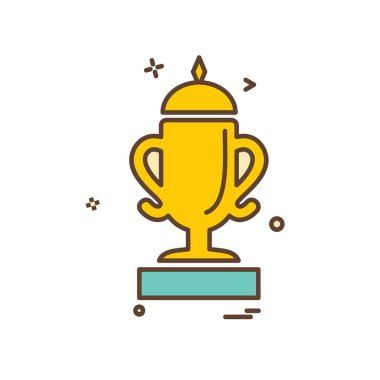 Ödül simgesi tasarım vektörü