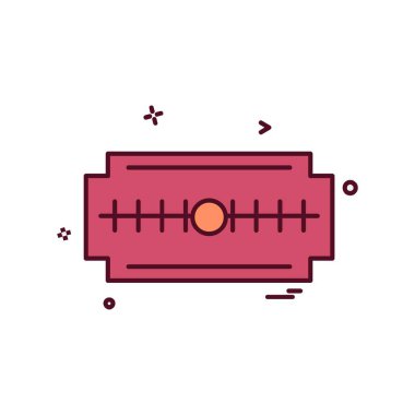 Bıçak simgesi tasarım vektörü