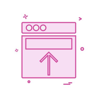 Web düzen simge tasarlamak vektör