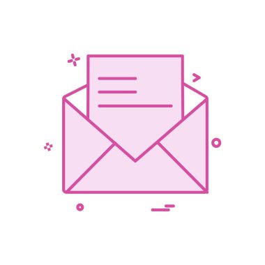 İleti simge tasarlamak vektör