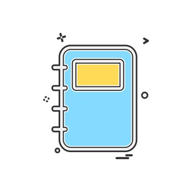 defter simge tasarlamak vektör