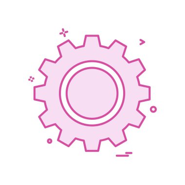 Dişli simge tasarlamak vektör 