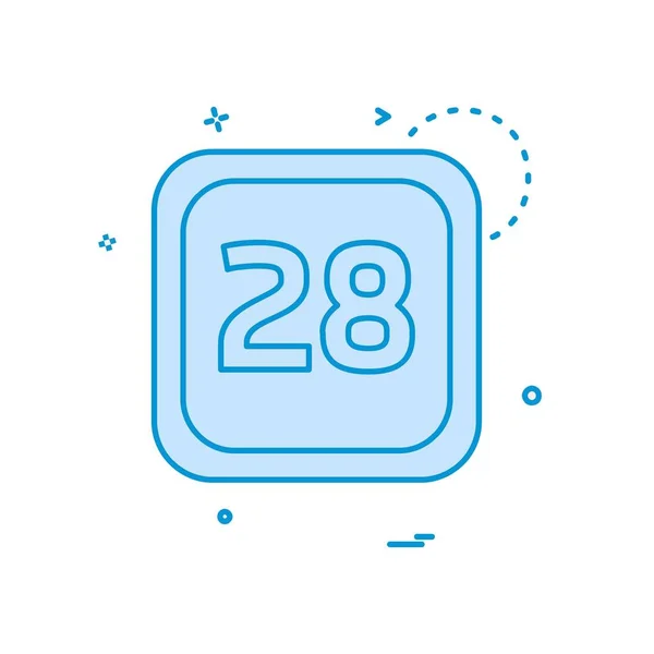 Kalender Symbol Design Vektor Illustration — Stockvektor