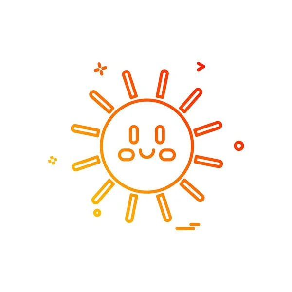 Sun图标设计向量 — 图库矢量图片