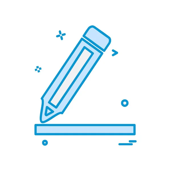 Pen Pictogram Ontwerp Vector — Stockvector