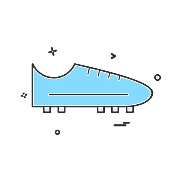 Shoes Icon Vector Design — Stock Vector