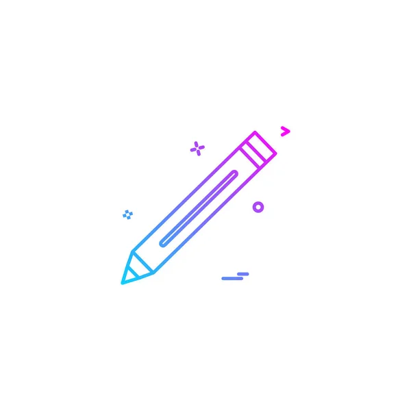Pencil Pen Study Icon Vector — Stock Vector