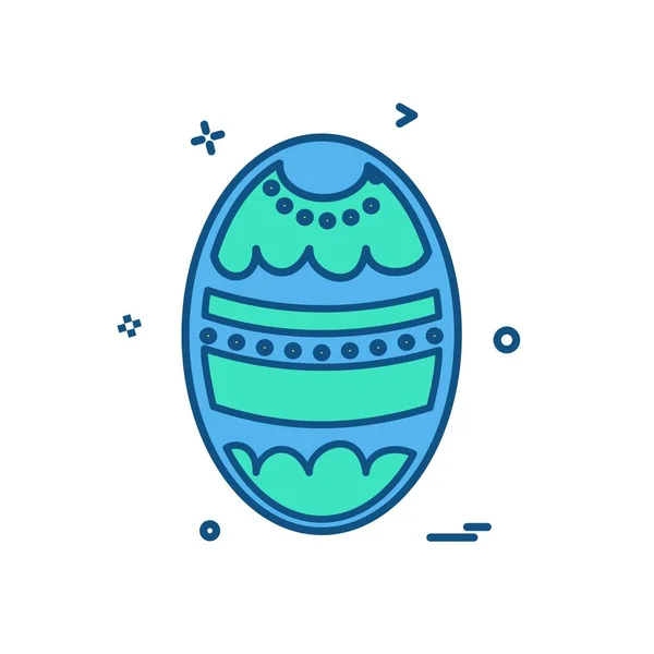 Egg Icon Design Vector — Stock Vector