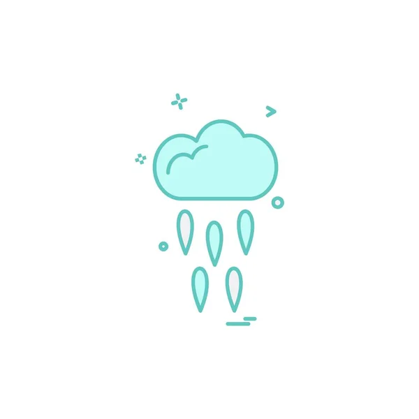 Διάνυσμα Σχεδίασης Εικονιδίου Βροχής — Διανυσματικό Αρχείο