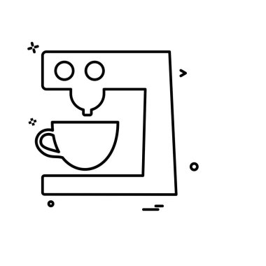 Mutfak simgesi tasarım vektörü 