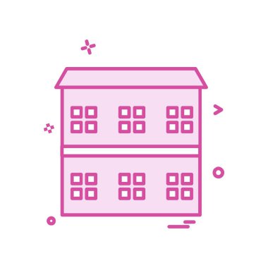 Emlak simge tasarlamak vektör