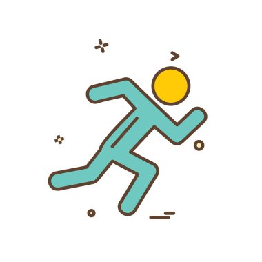 Çalışan simgesi tasarım, vektör çizim