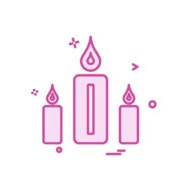 Mum simgesi tasarım vektörü