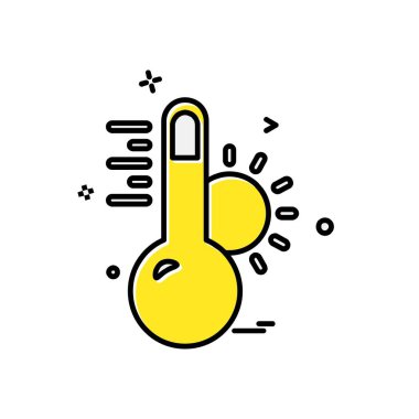 Sıcaklık simge tasarlamak vektör