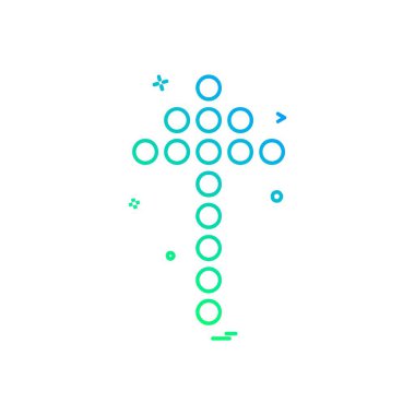 Yukarı ok simgesi tasarım vektörü