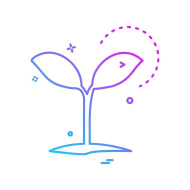 Ağaç simgesi tasarım vektörü