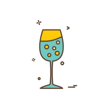 Gıda simgesi tasarım vektörü