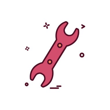 Tornavida araçları simge tasarlamak vektör