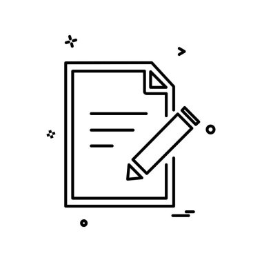 Metin simge tasarlamak vektör