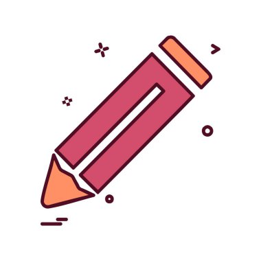 Kalem simge tasarlamak vektör