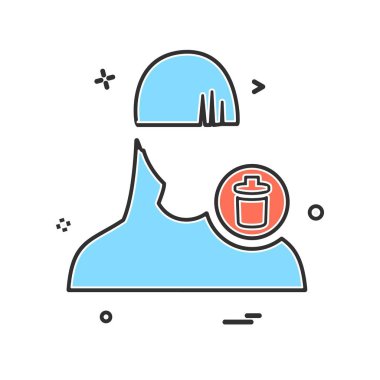 Kadın simge tasarlamak vektör