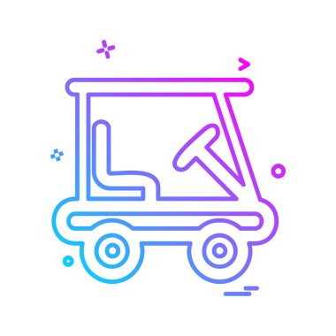 Seyahat simgesi tasarım vektörü 